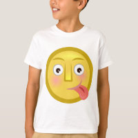 Émoji Langue Sortie Visage Drôle et Nigaud