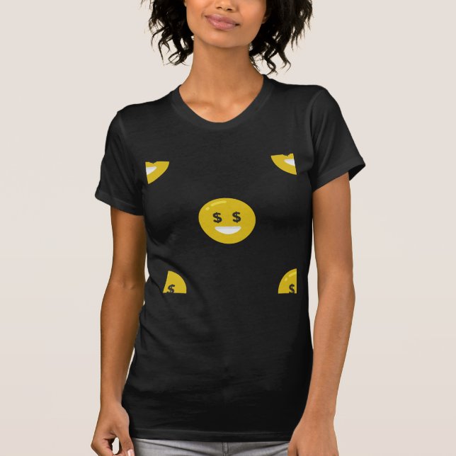 T-shirt emoji oeil argent (Devant)