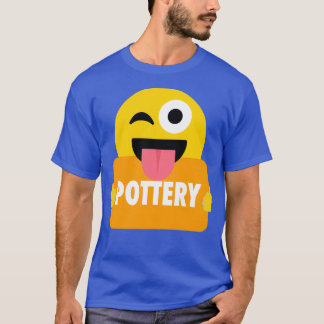 T-shirt Emoji poterie Wink