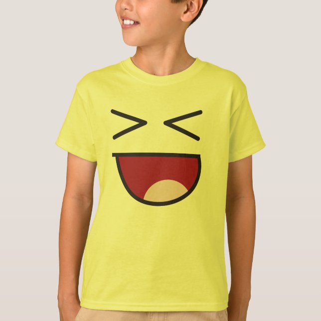 T-shirt emoji riant (Devant)