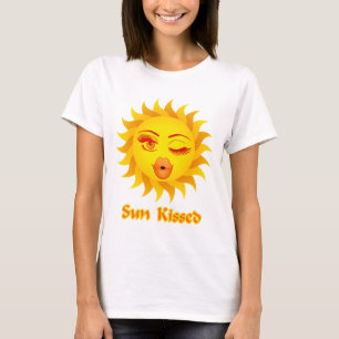 T-shirt Emoji Sun embrassé