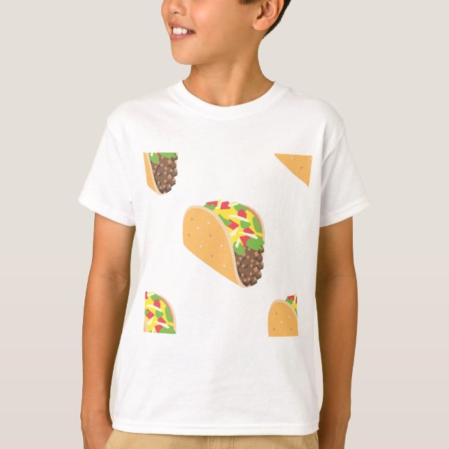 T-shirt emoji taco (Devant)