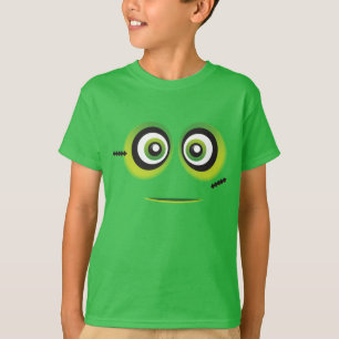 T-shirt Emoji vert de monstre de Lil