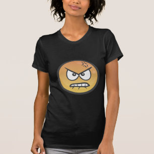 T-shirt Emoji : Visage boudant fâché