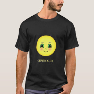 T-shirt Emoji visage heureux avec rougeur