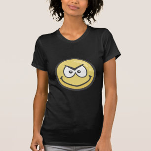 T-shirt Emoji : Visage souriant d'un air affecté