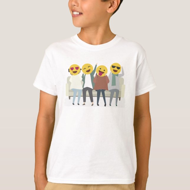 T-shirt Emojis meilleur ami (Devant)