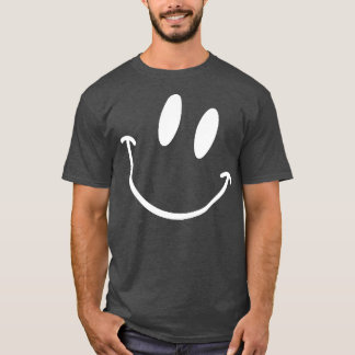T-shirt Emoticon souriant amusant Hommes Femmes Joyeux Sou