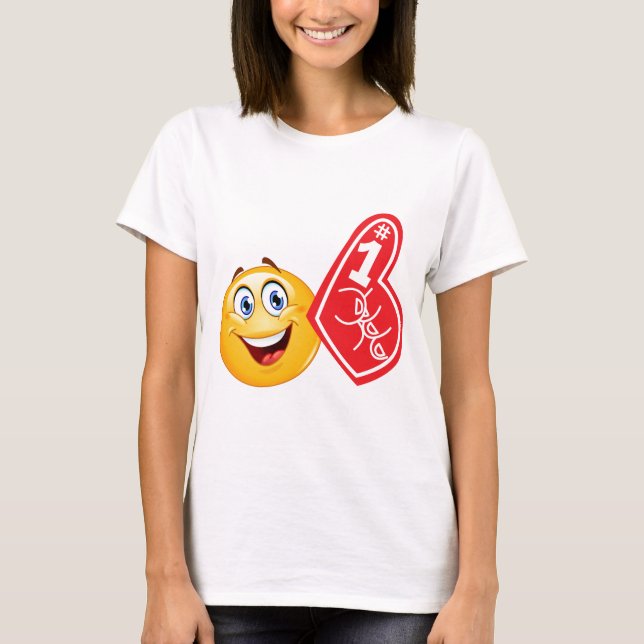 T-shirt émoticône sportif (Devant)