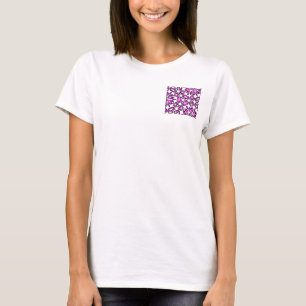 T-shirt Émoticônes pourpres drôles de douleur