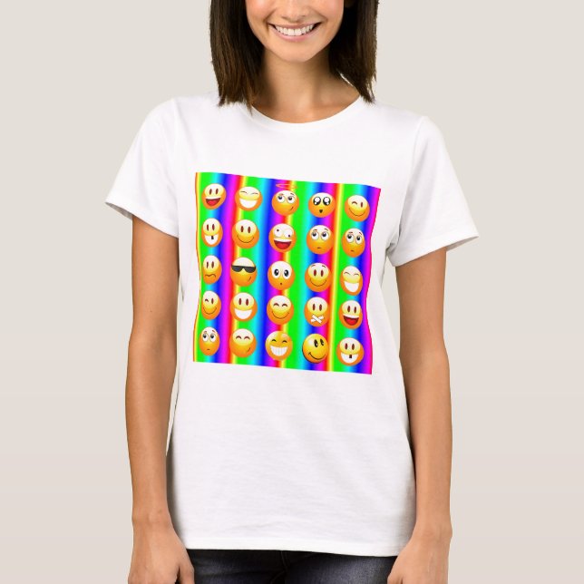 T-shirt émotion arc-en-ciel (Devant)
