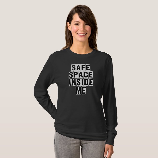 T-shirt Emotional Self-Care & Safe Space  (Devant entier)