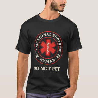 T-shirt Emotional Support Human Do Not Pet Service Dog Lov