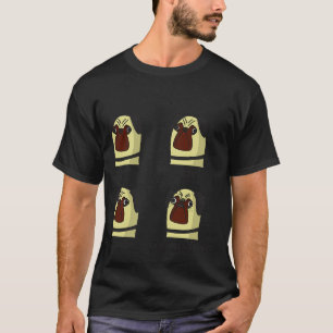 T-shirt Émotions de Pug 