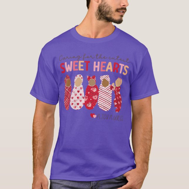 T-shirt Émouvante Pour Les Plus Mignons Chéris Infirmière  (Devant)