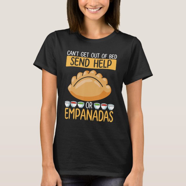 T-shirt Empada Lover Envoyer de l'aide ou Empanadas Colomb (Devant)