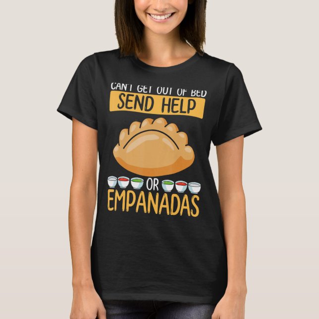 T-shirt Empada Lover Envoyer de l'aide ou Empanadas Colomb (Devant)