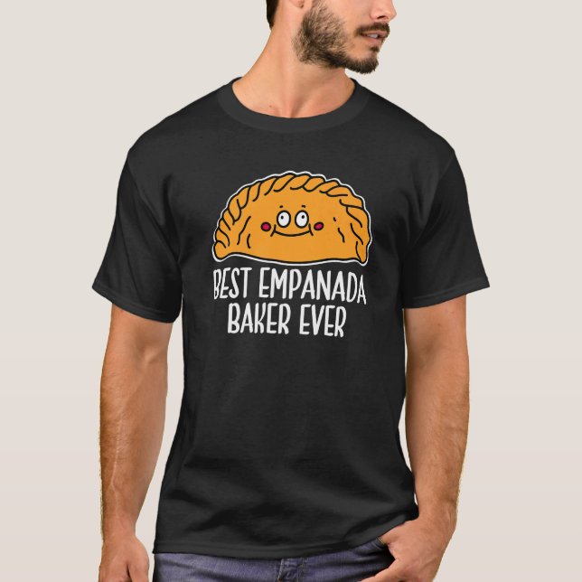 T-shirt Empanada Best Empanada Baker Jamais Mexicaine Véné (Devant)