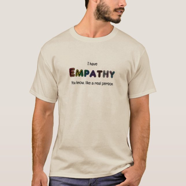 T-shirt Empathie arc-en-ciel (Devant)