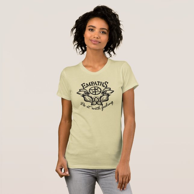 T-Shirt empaths-le-font-avec-sentiment (Devant entier)