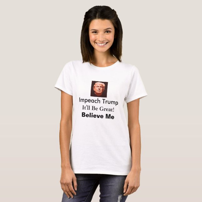 T-shirt Empêcher Trump de s'arrêter (Devant entier)