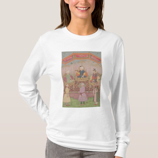 T-shirt Empereur Babur de Mughal et son fils, Humayan (Devant)