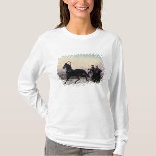 T-shirt Empereur Nicholas I conduisant dans Sleigh