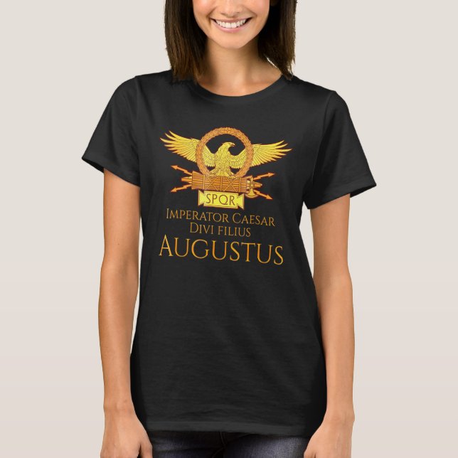 T-shirt Empereur romain  César Auguste  Rome antique (Devant)