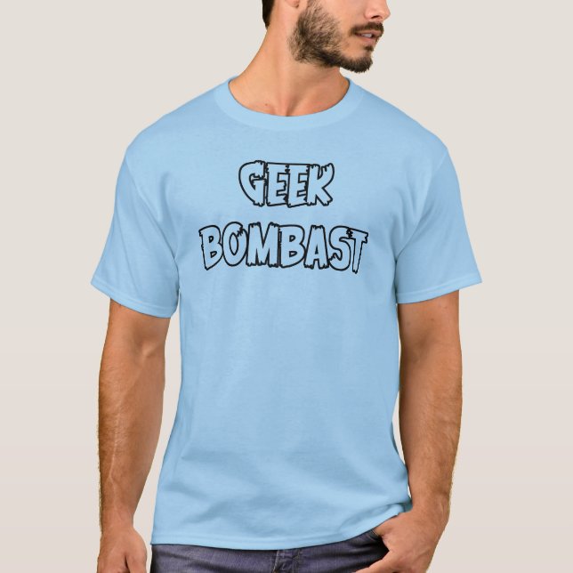 T-shirt Emphase de geek de base (Devant)