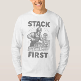 T-shirt Empilement Financier Premier Maçon Empilement