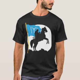 T-shirt Empire de tabouret de drapeau d'Ertugrul Bey Kayi