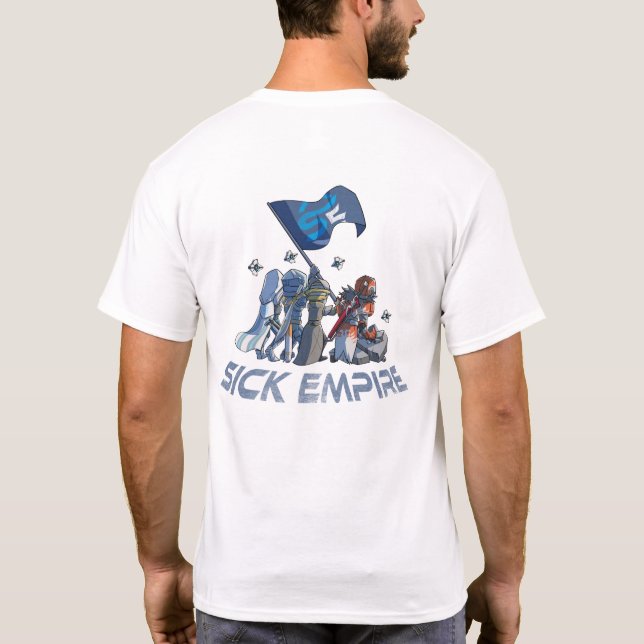 T-shirt Empire malade - pièce en t 1 (la couleur de (Dos)