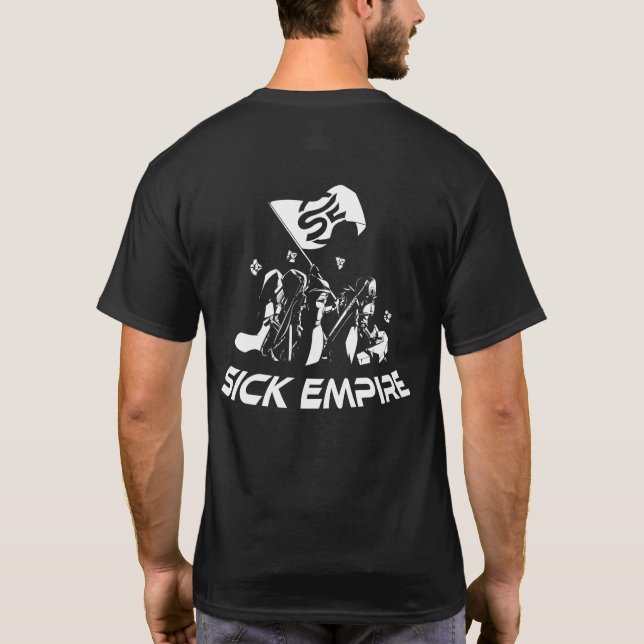 T-shirt Empire malade - pièce en t 3 de drapeau de destin (Dos)