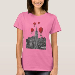 T-shirt Empire State Building et Red Hot Air Ballots