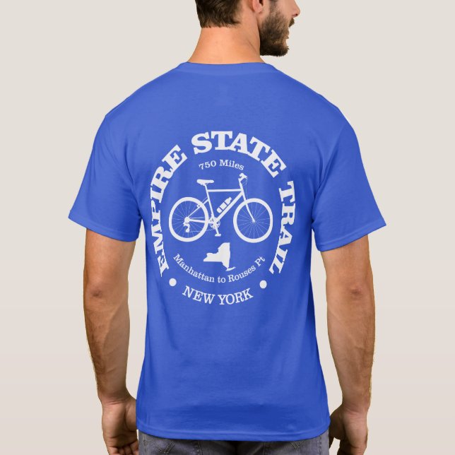 T-shirt Empire State Trail (cyclisme) (Dos)