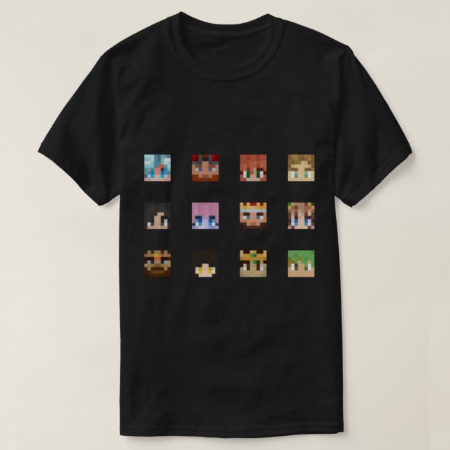 T-shirt Empires SMP PlayerHeads Premium    (Design devant)