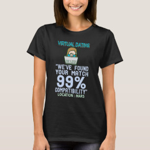 T-shirt Emplacement de compatibilité des datations virtuel