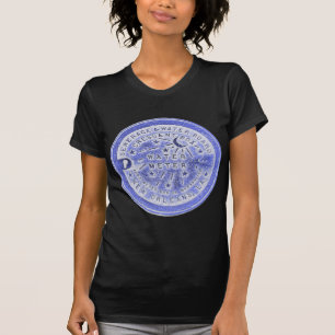 T-shirt Emplacement du compteur d'eau en bleu
