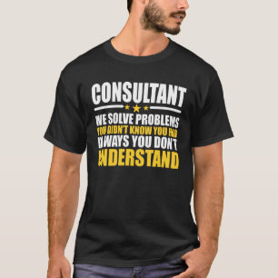 T-shirt Emploi de consultant pour collègue consultant