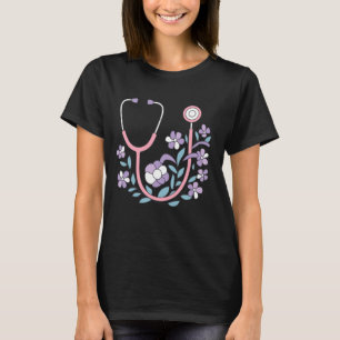 T-shirt emploi médical soins de santé hôpital ekg stéthosc