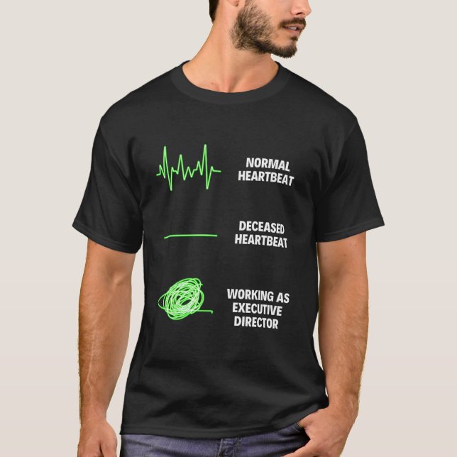 T-shirt Emplois de directeur exécutif Assistant administra (Devant)