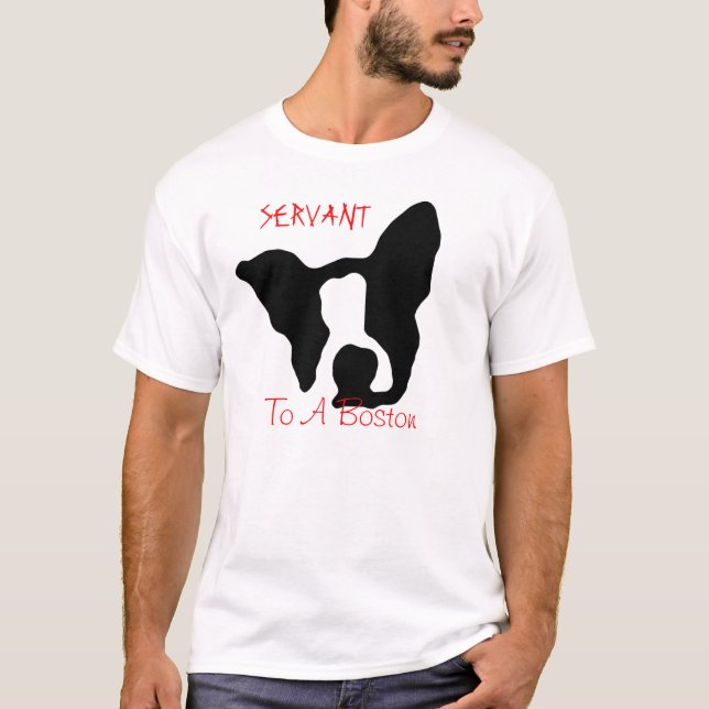 T-shirt Employé à une chemise de Boston (Devant)