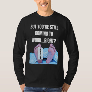T-shirt Employé De Gestion De L'Humour De Bureau Travaillé