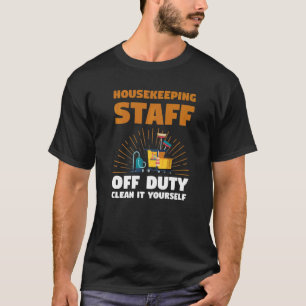 T-shirt Employé de ménage non en service
