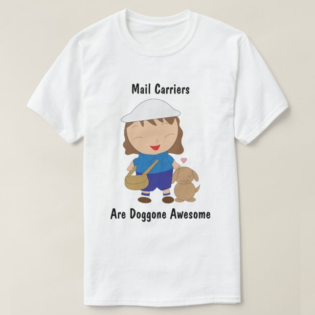 T-shirt Employé de poste Appréciation des femmes (Design devant)