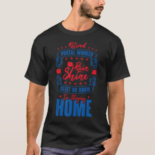 T-shirt Employé de poste retraité Livraison par courrier R