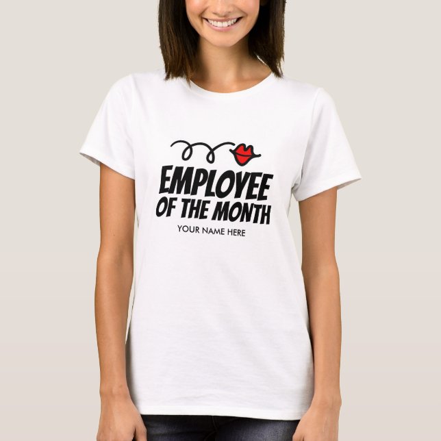 T-shirt employé du mois pour meilleur collègue (Devant)