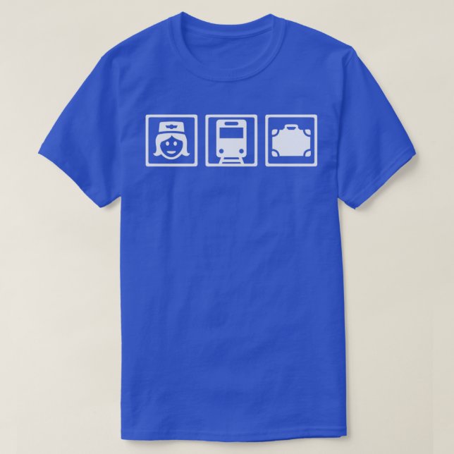 T-shirt Employé du train 1 (Design devant)