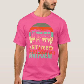T-shirt Employé Retraité Et Infirmière Infirmière Uniforme