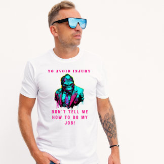 T-shirt employé sarcastique